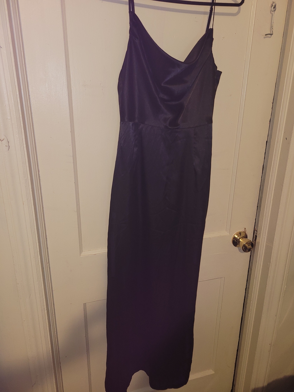 Forever 21 Plum Satin Slip Maxi Dress